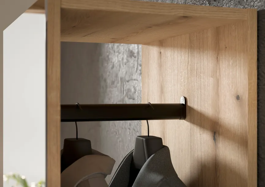 Kompaktgarderobe detail