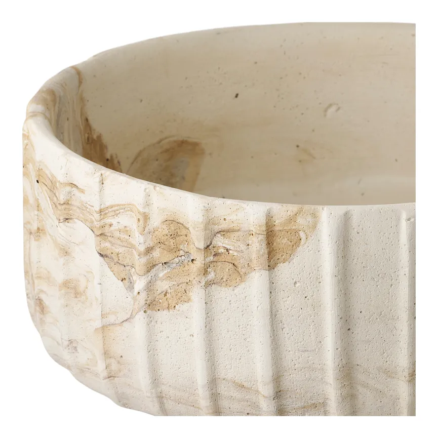 Vase "Vase" braun-beige detail