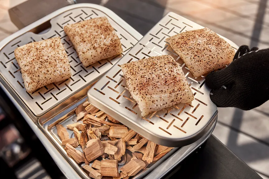 ** Compact Elektrogrill mint detail