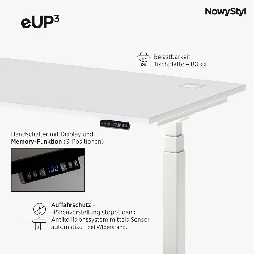 Schreibtisch weiß detail