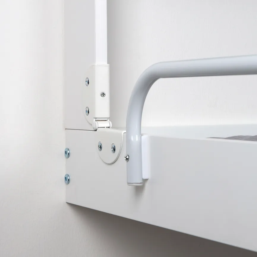 Wand-Wickelregal Weiß detail