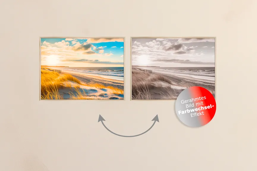 Wandbild "Baltic Sea IV" blau milieu