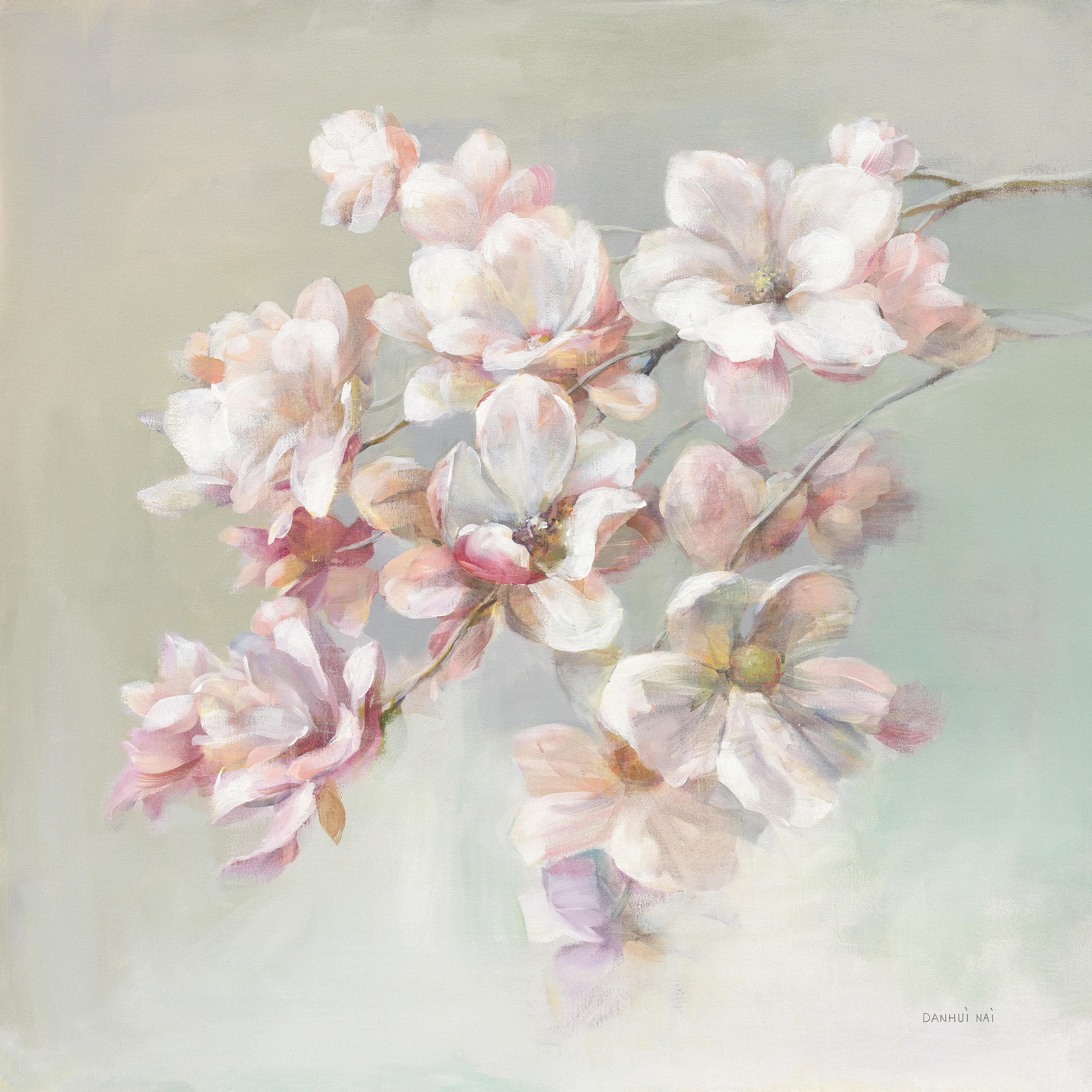 Wandbild 30 x 30 cm Suger Magnolia