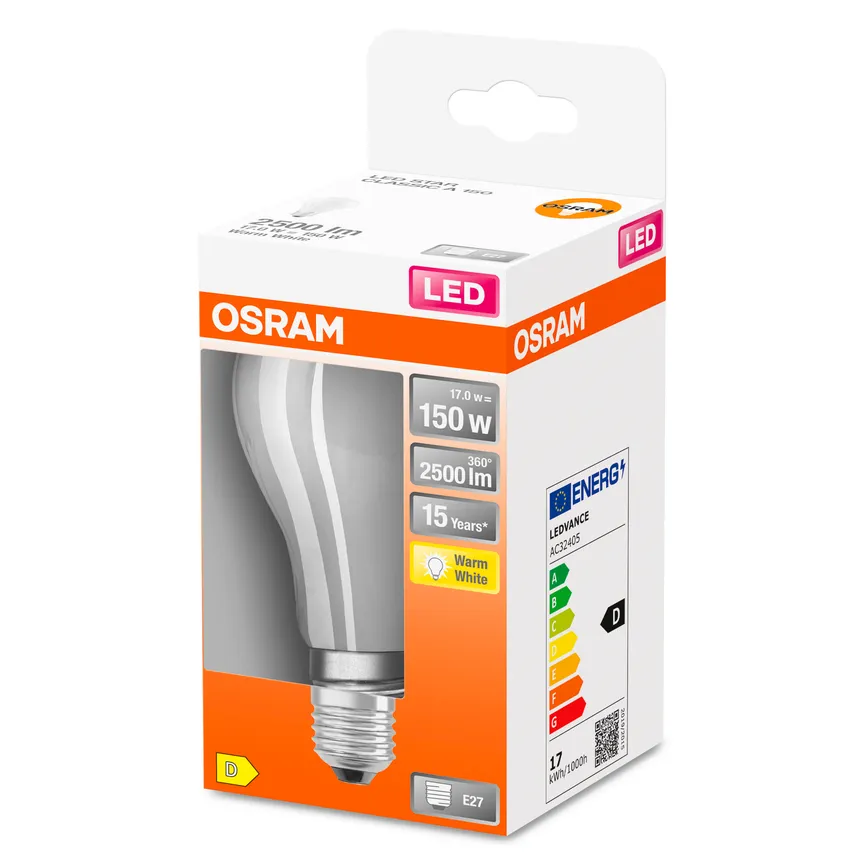 E27/17W LED Birne detail