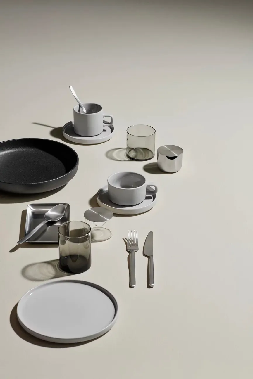 Suppenteller "Pilar" pewter milieu