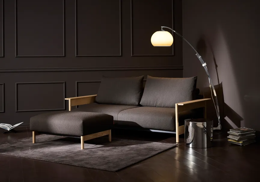 Klappsofa Wood Eiche milieu