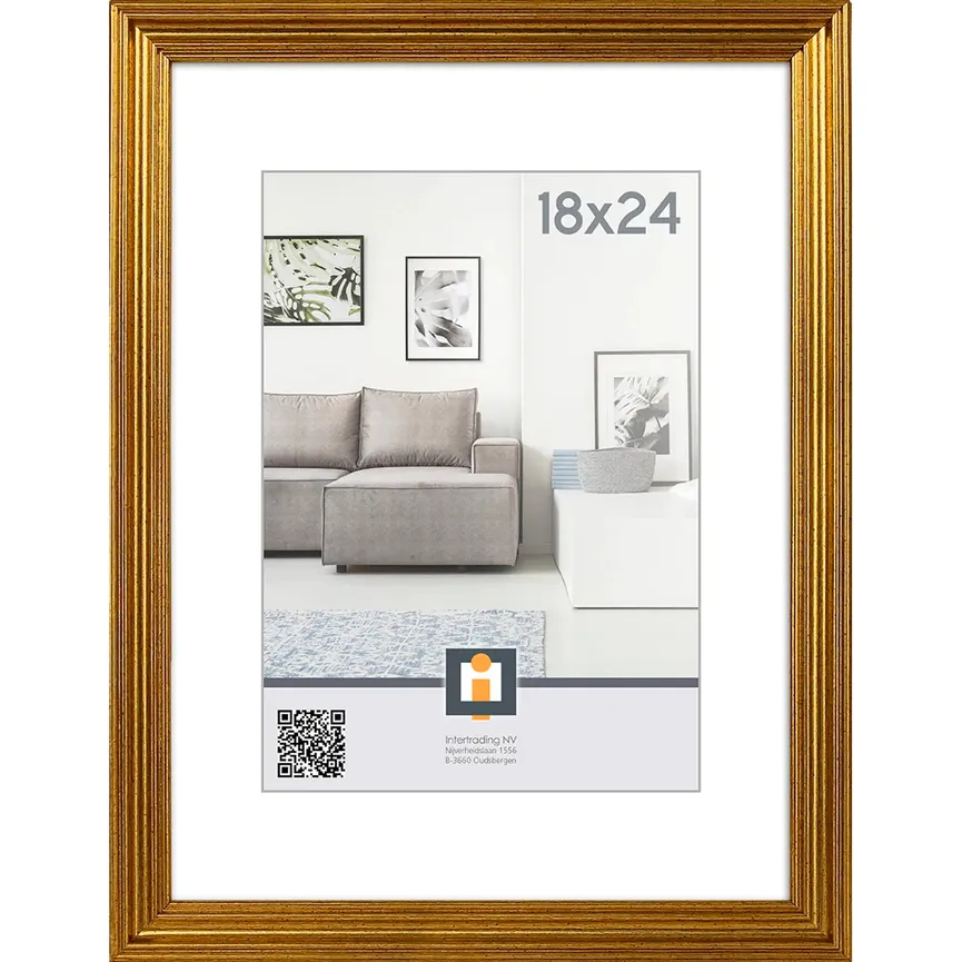 Rahmen "Salerno" gold hauptaufnahme