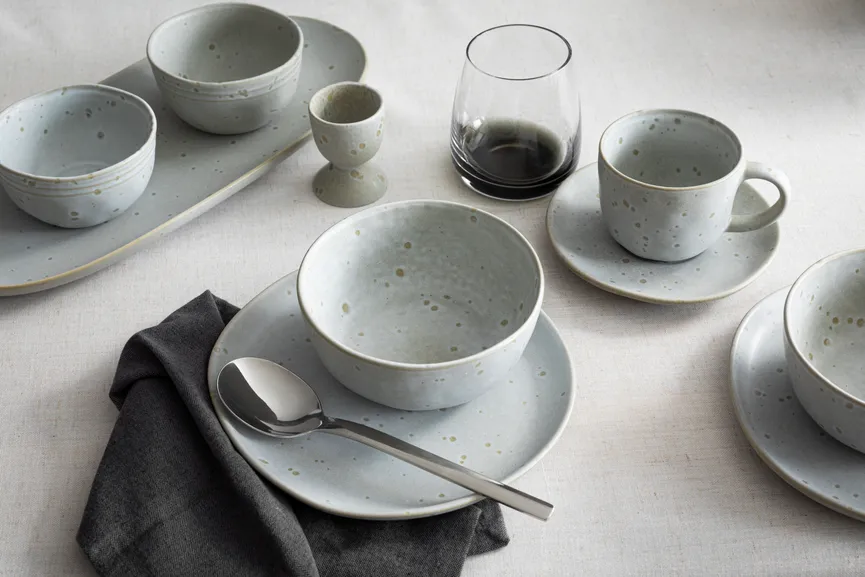 Müslischale "Sofia" hellgrau milieu