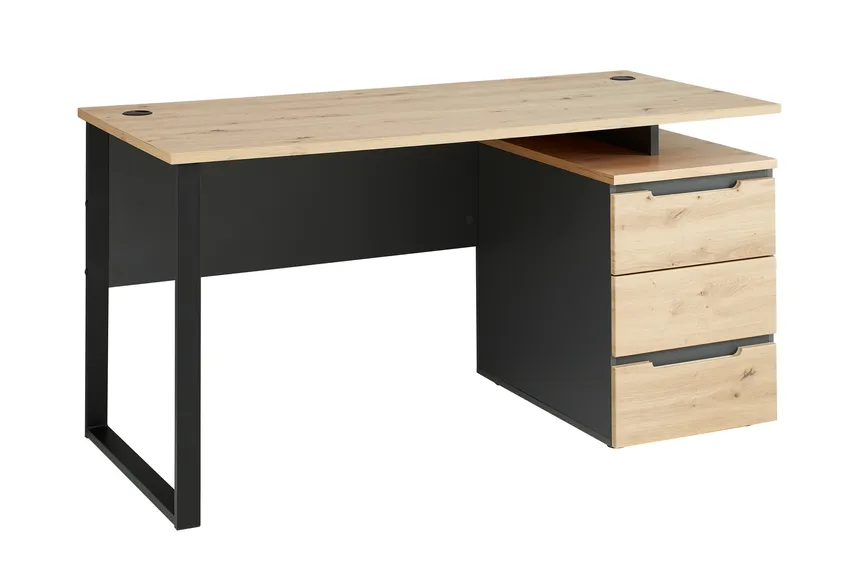 Schreibtisch m. Container hauptaufnahme