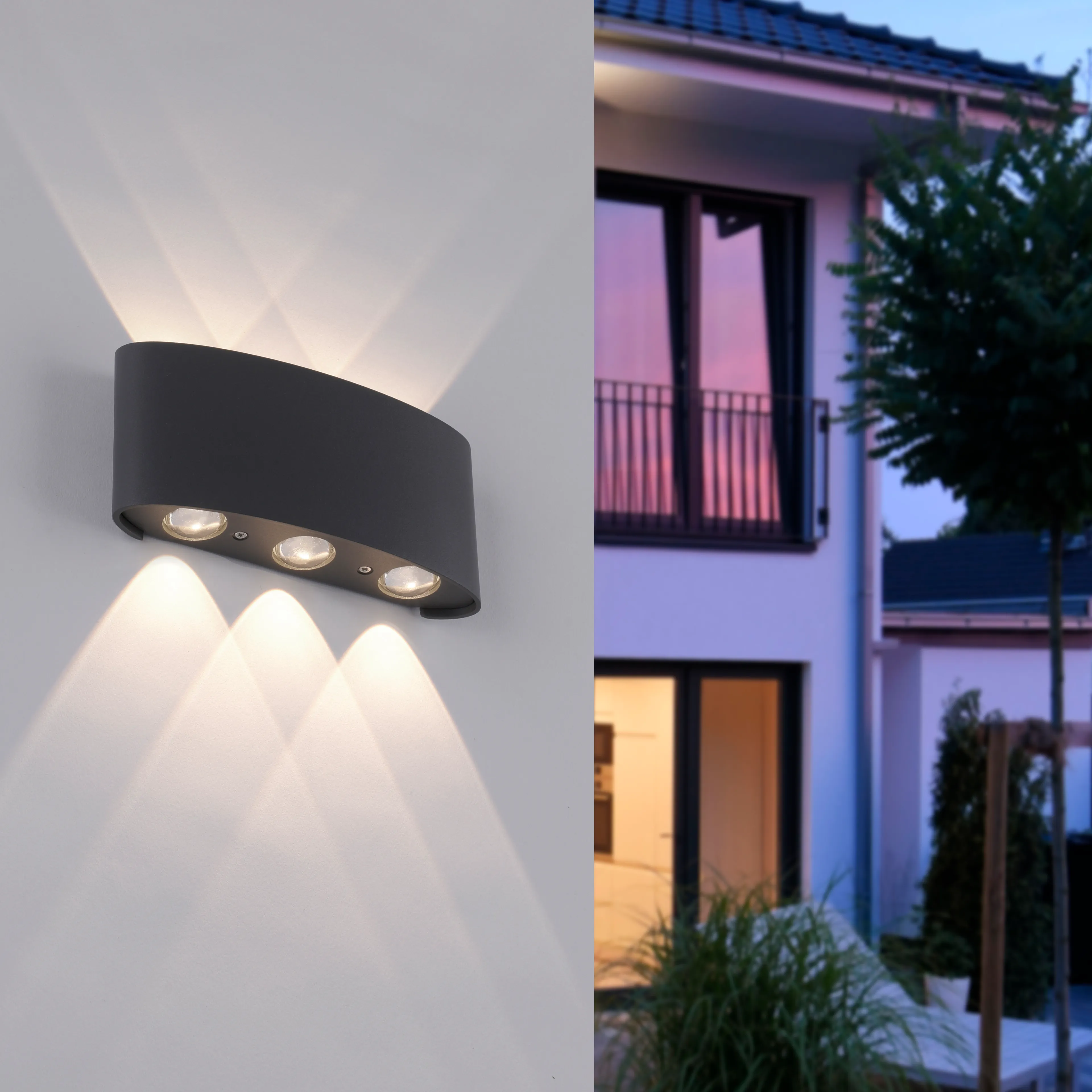 LED-Wandleuchte Carlo