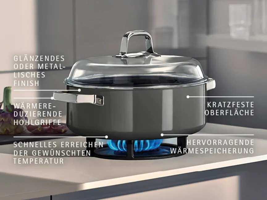 Schmortopf "Fusiontec Mineral detail