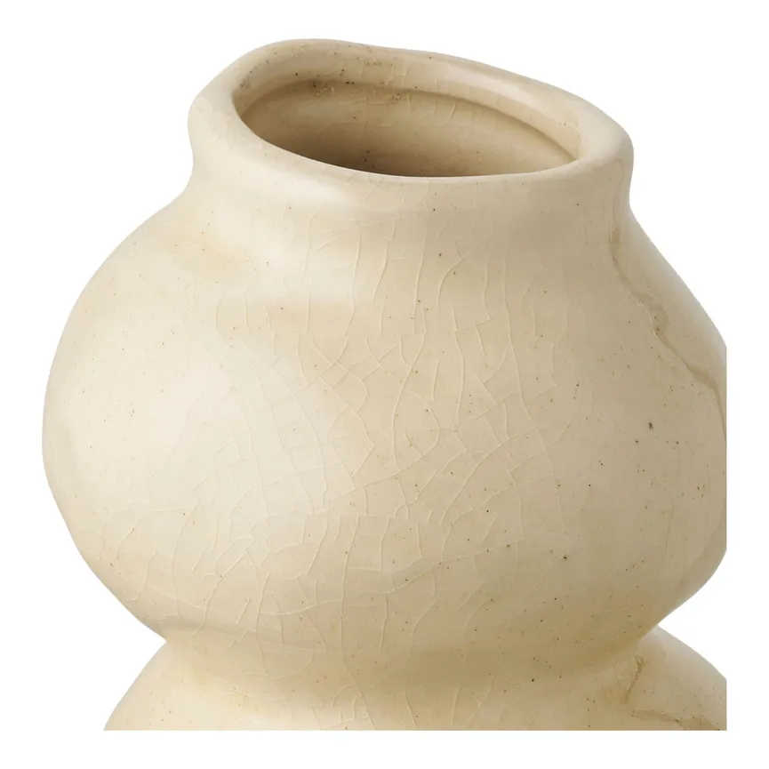 Vase "Vase" beige detail