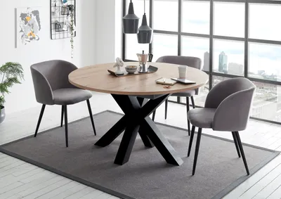 Esstisch mit Auszug