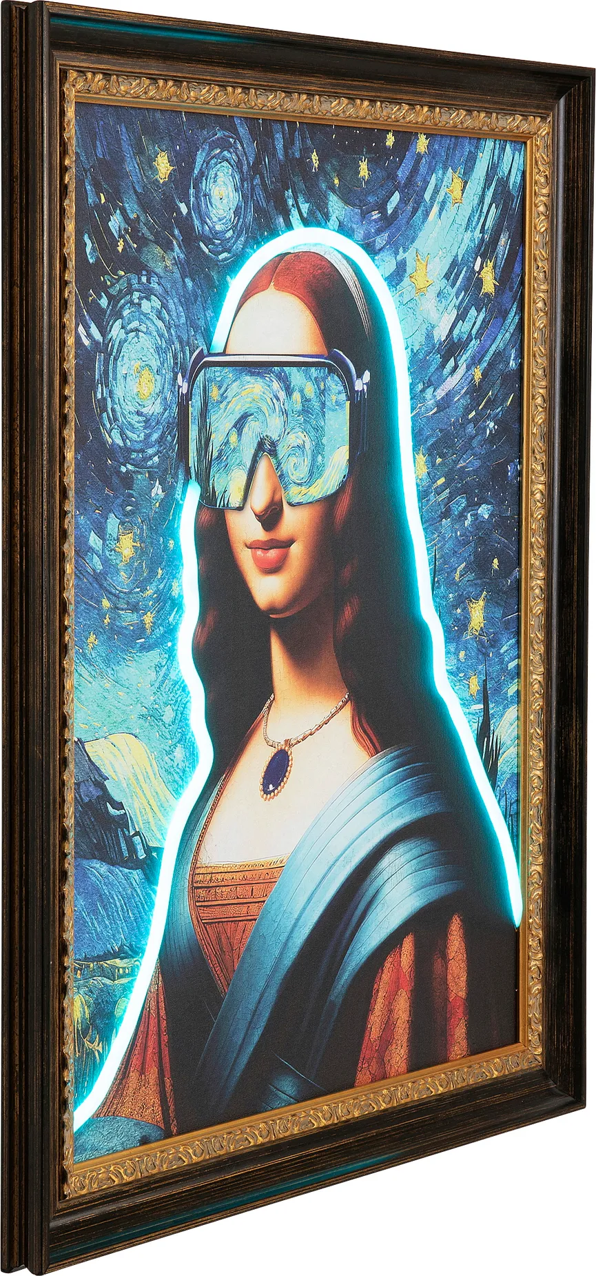 LED-Bild "Art Lady" detail