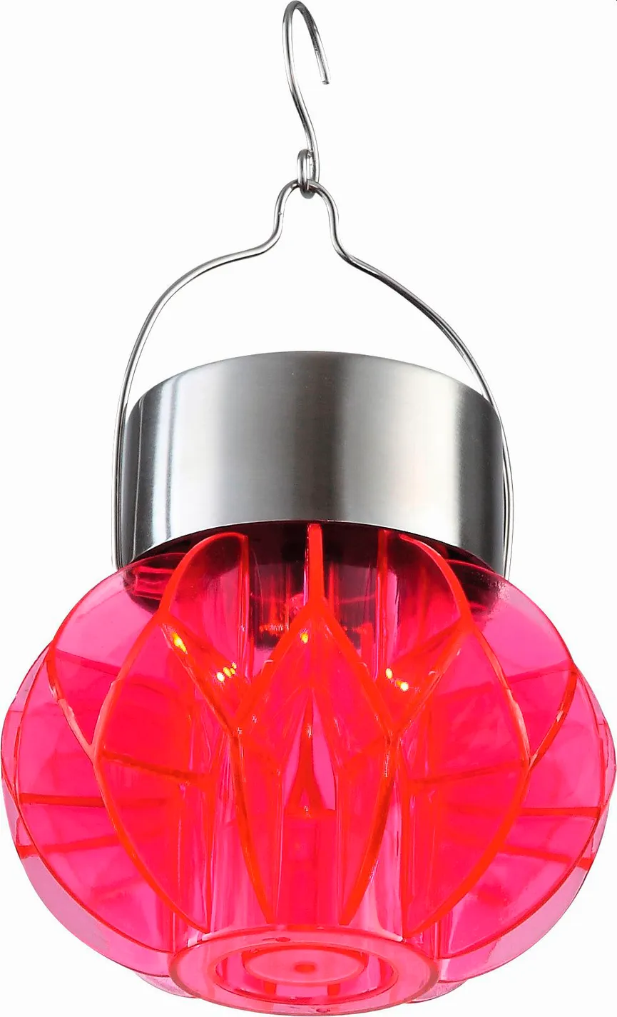 Solarleuchte Edelstahl detail