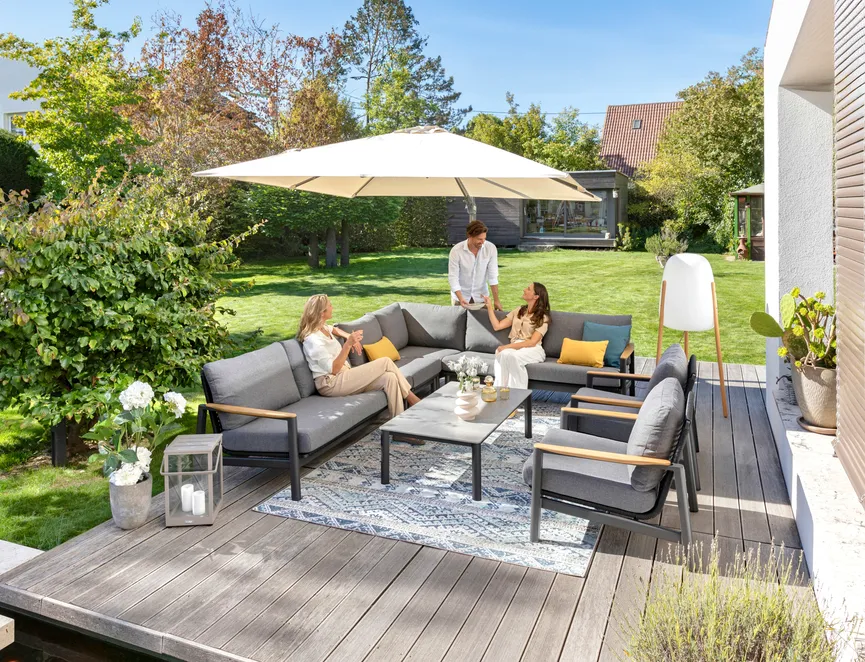 Lounge+Mittelteil Anthrazit milieu