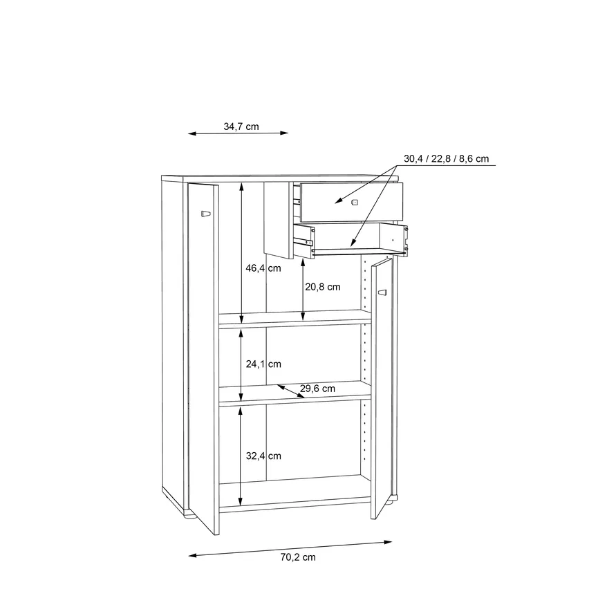 Kommode 2T/2S detail