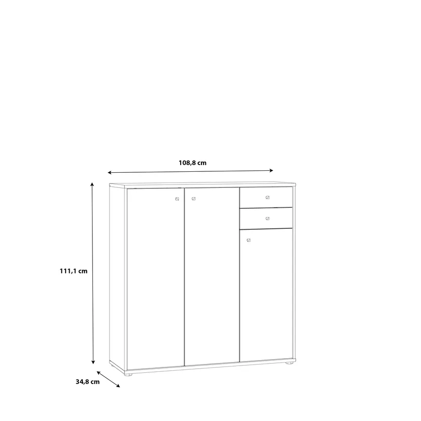 Kommode 3T/2S detail