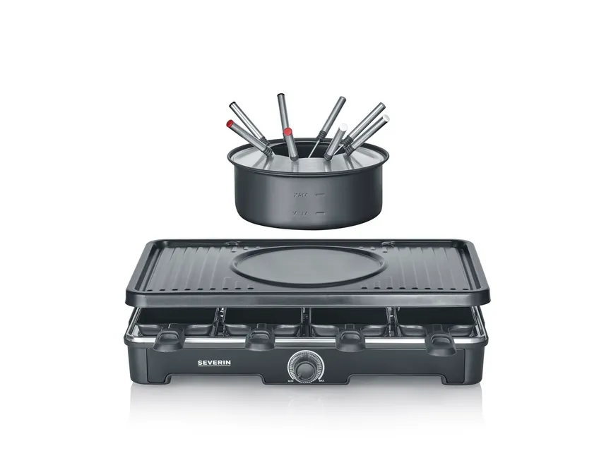 Raclette/Fonduekombination detail