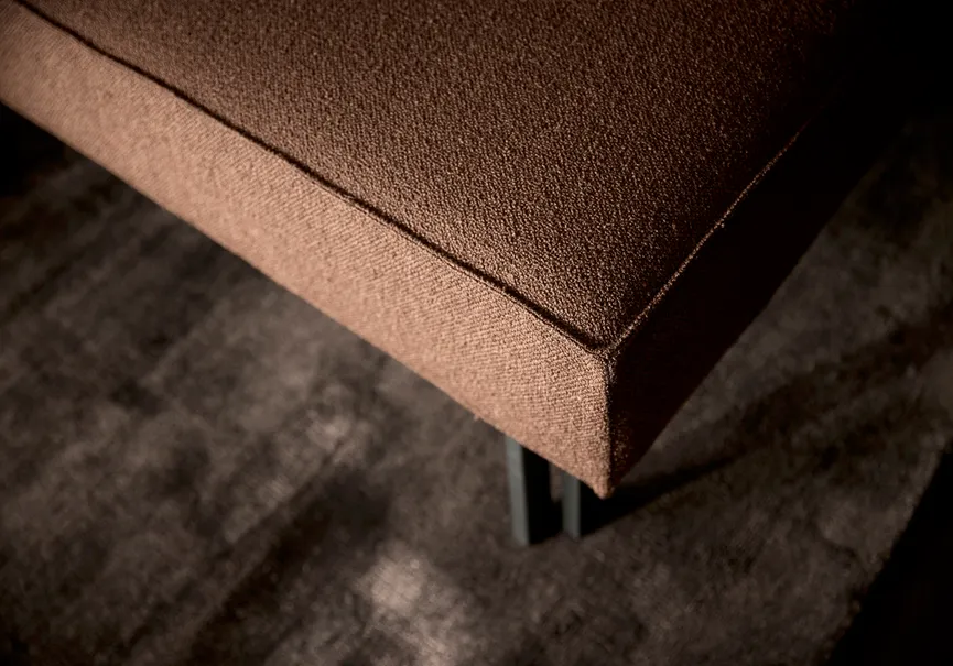 Klappsofa Metall schwarz detail