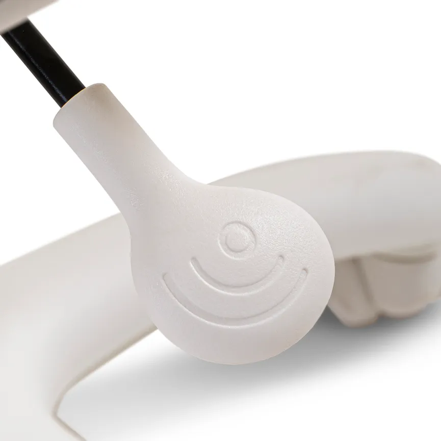 Drehstuhl grau detail