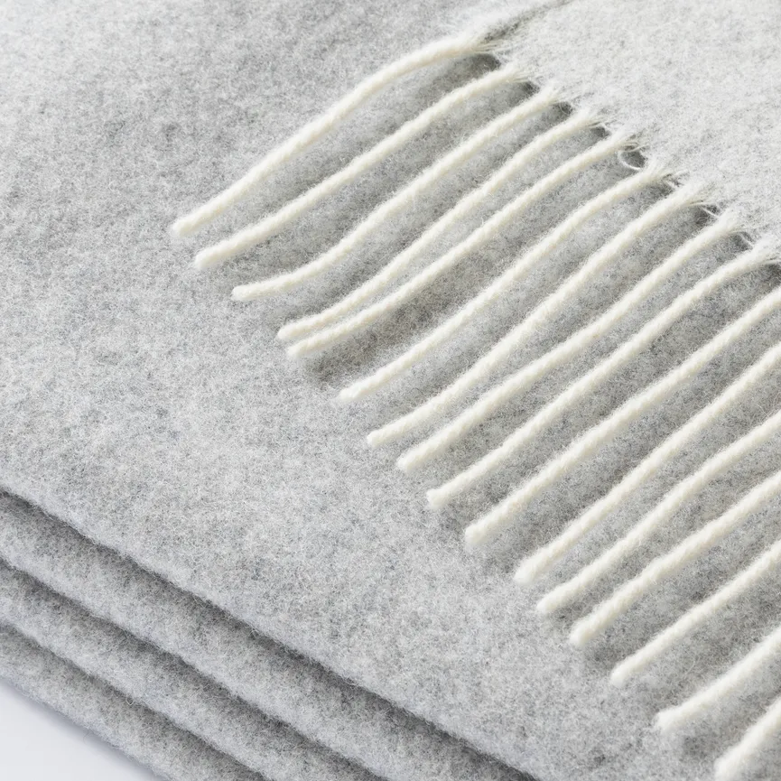 Plaid Merino Wolle/Cashmere detail