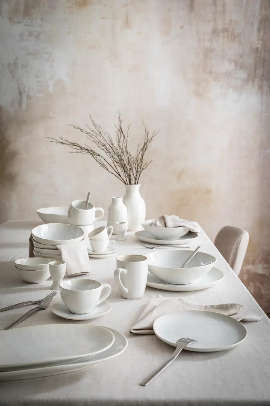 Speiseteller "Antonia" creme milieu