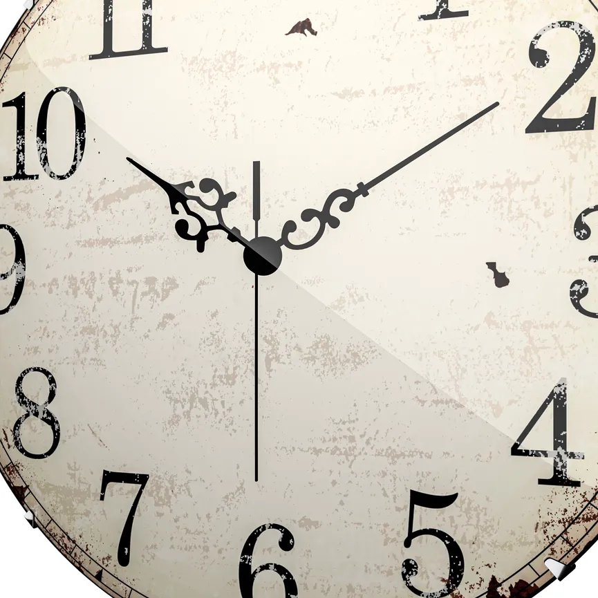 Quarz-Wanduhr detail