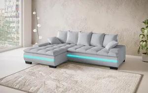 Ecksofa mit LED-Beleuchtung