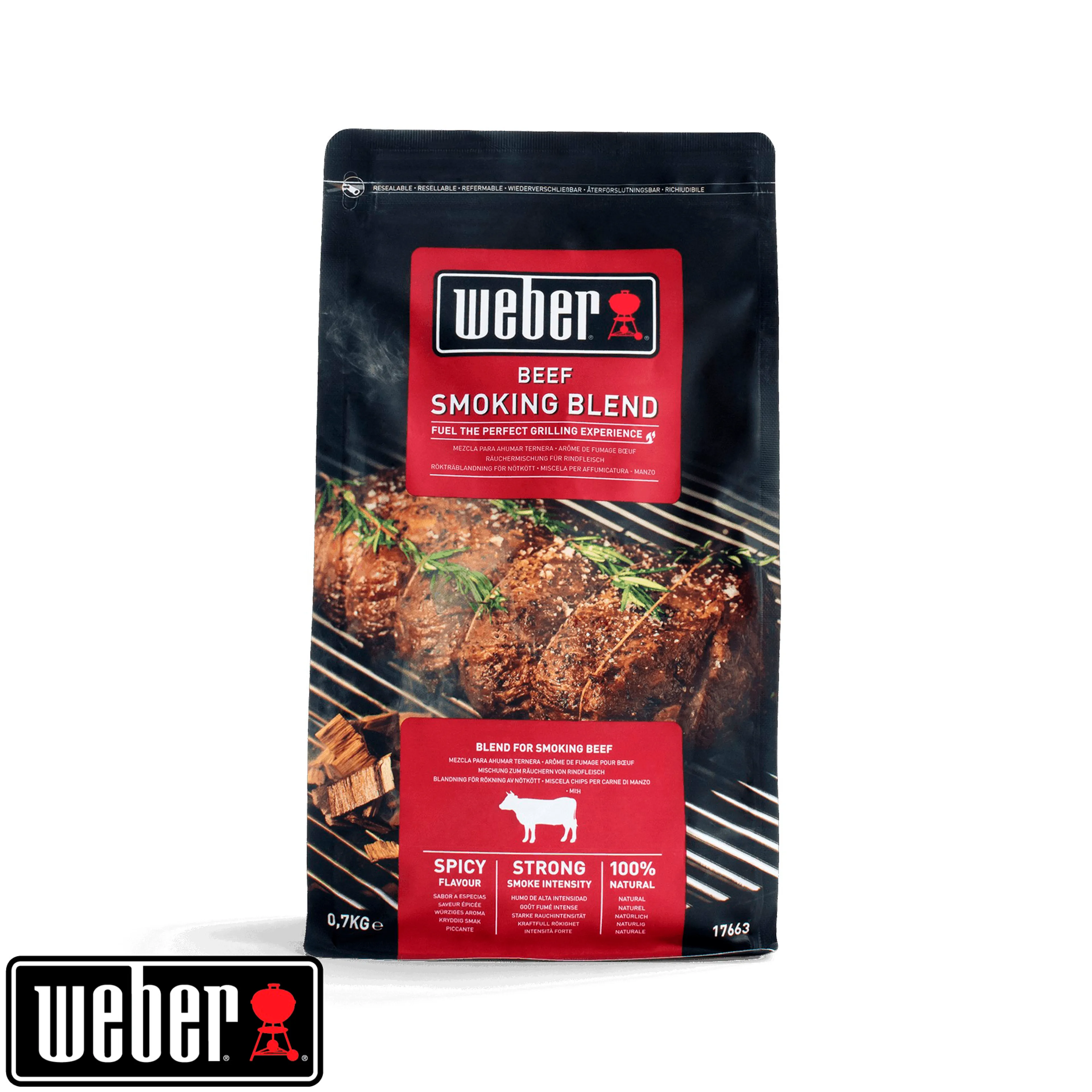 Räucherchips  Mischung f. Rindfleisch 700g