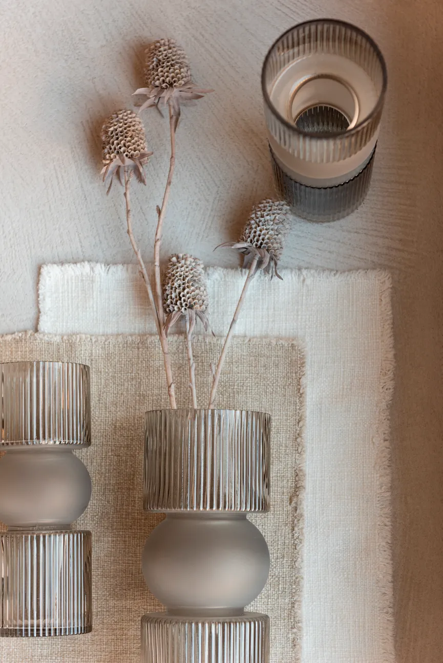 Vase "Bonbon" M grau milieu