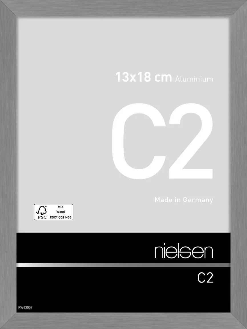 Rahmen C2 Str.grau 13x18 cm hauptaufnahme