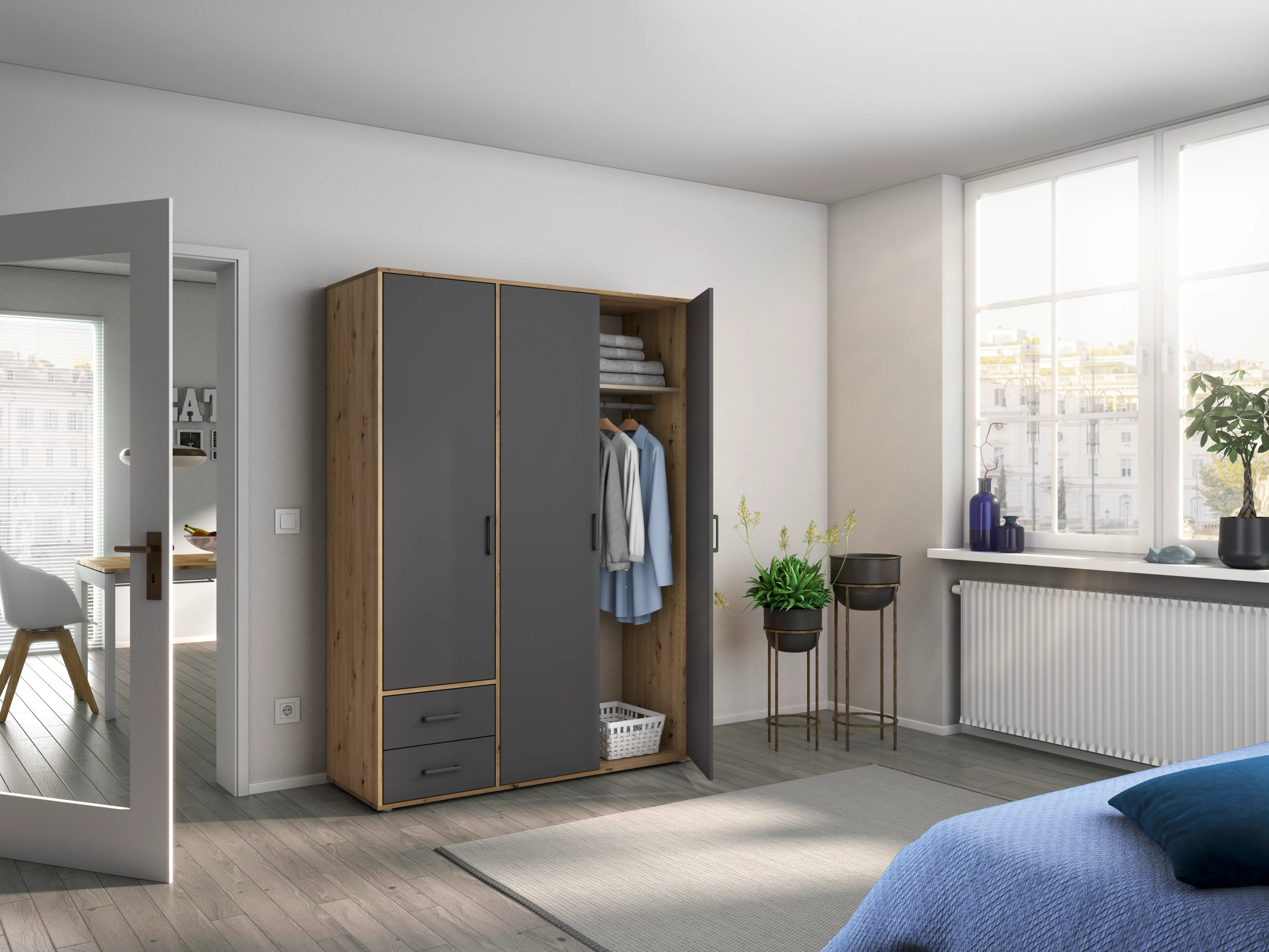 Kleiderschrank Voyager 140 x 194 cm