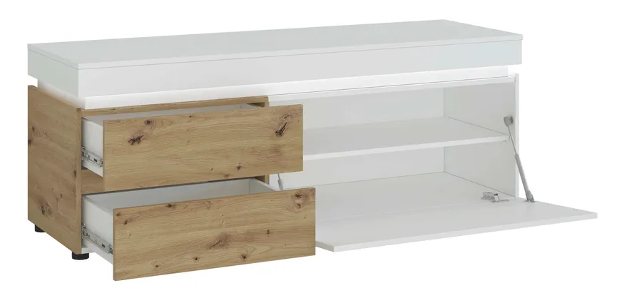 TV-Lowboard mit 1 Klappe detail