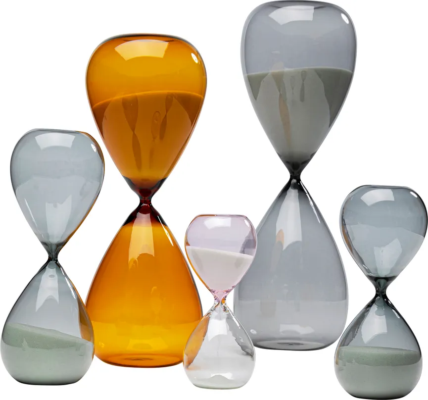 Sanduhr "Timer" gelb detail