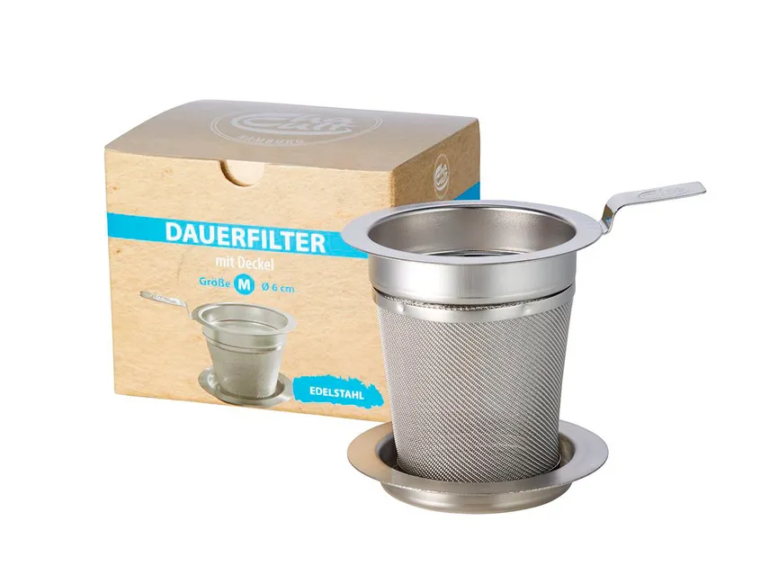 Edelstahlfilter silber Größe M hauptaufnahme