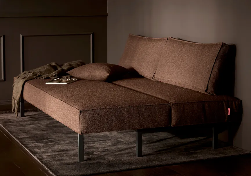 Klappsofa Metall schwarz detail