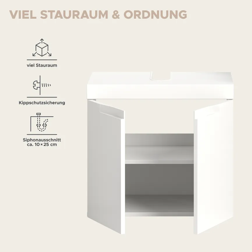 Waschbeckenunterschrank detail