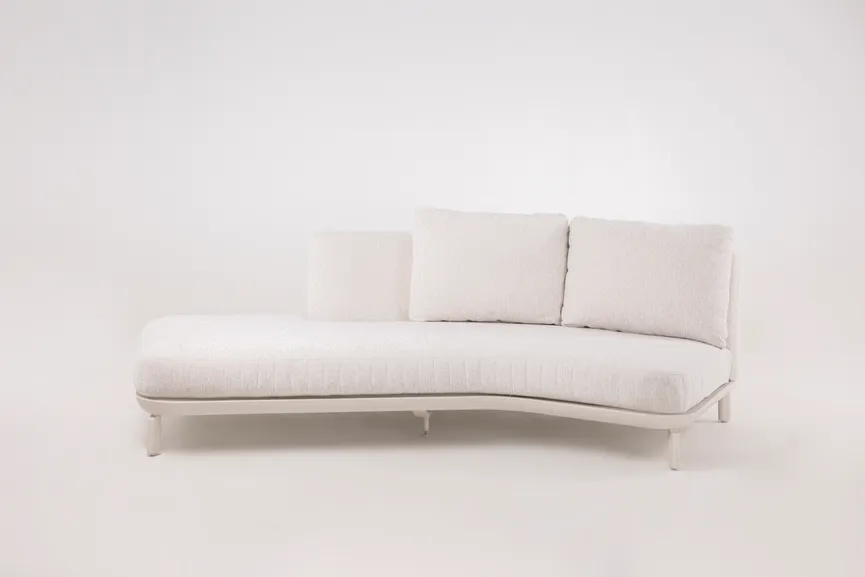 Loungesofa-Set Creme detail