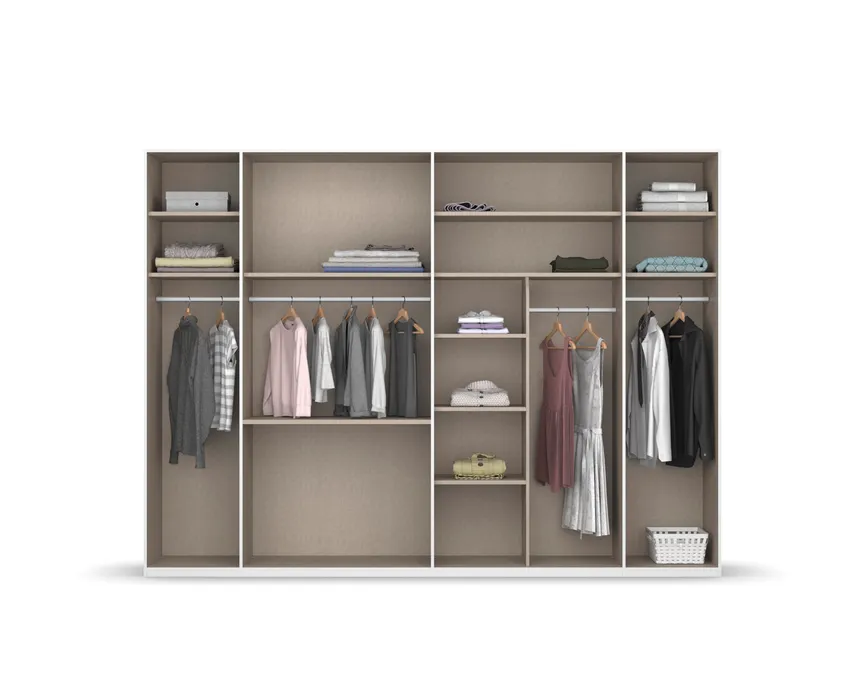 Kombi-Drehtürenschrank 6-trg. detail