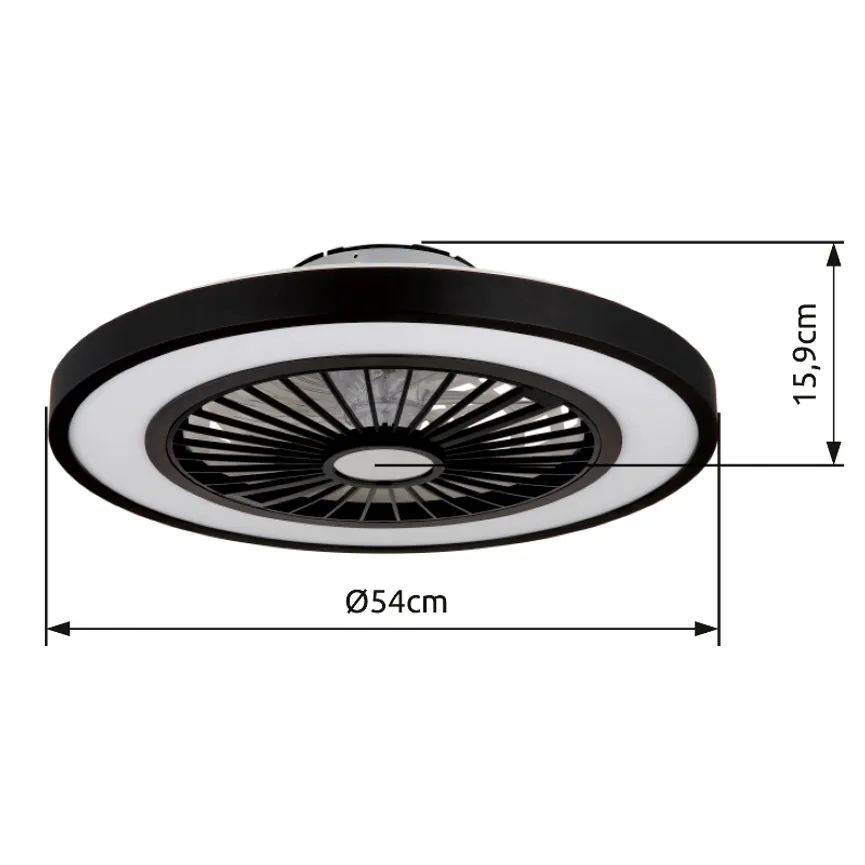 Deckenventilator "Blizzak" detail