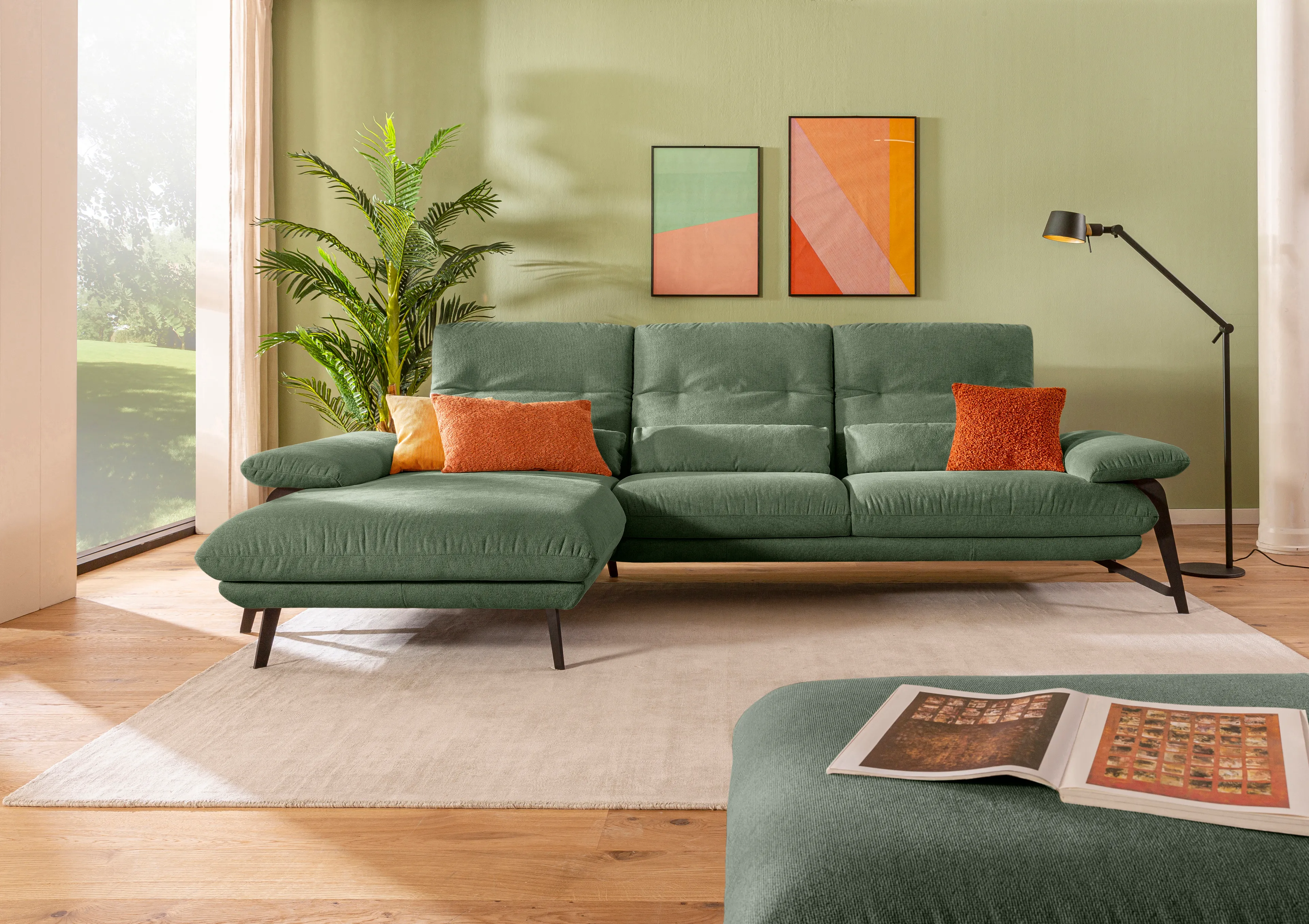 Sofa inkl. Longchair Denise
