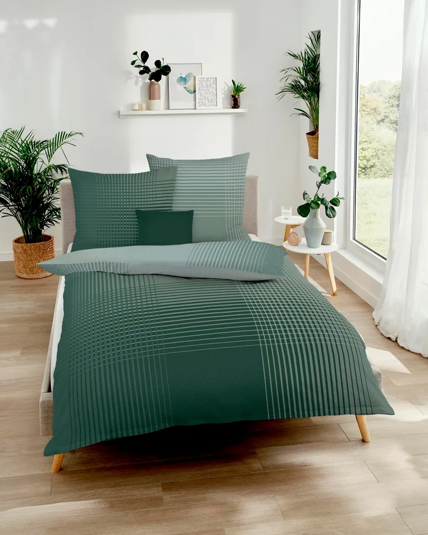 Satin-Bettw. Master 135x200 milieu