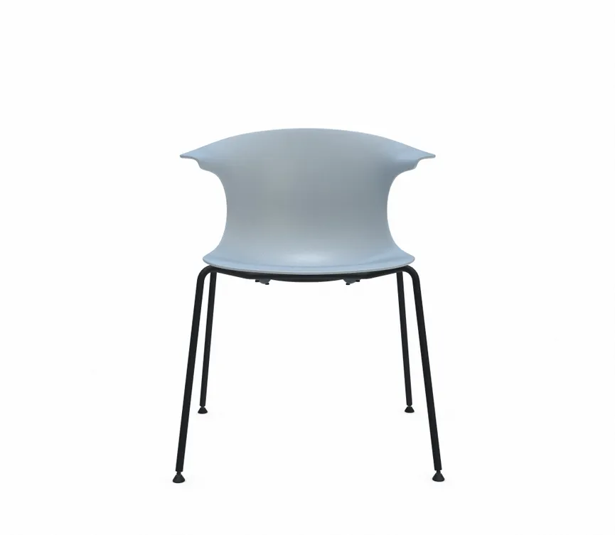 Stuhl 4 Legs black detail
