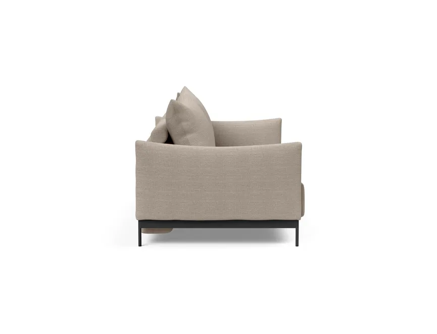 Klappsofa Metall schwarz detail