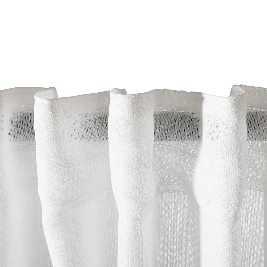 Dekoschal m.Kombiband Voile detail