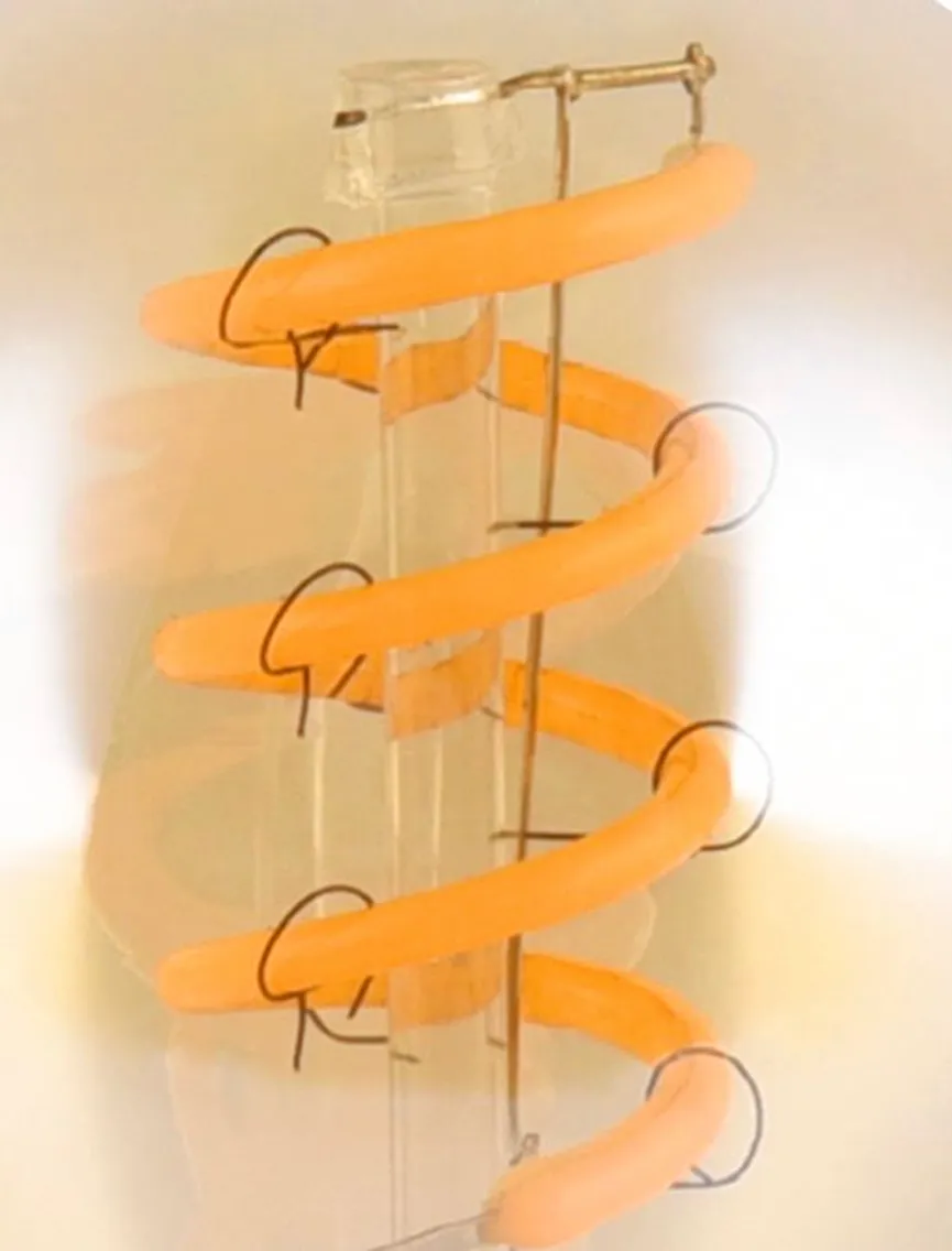 E14/4 Watt LED amber detail