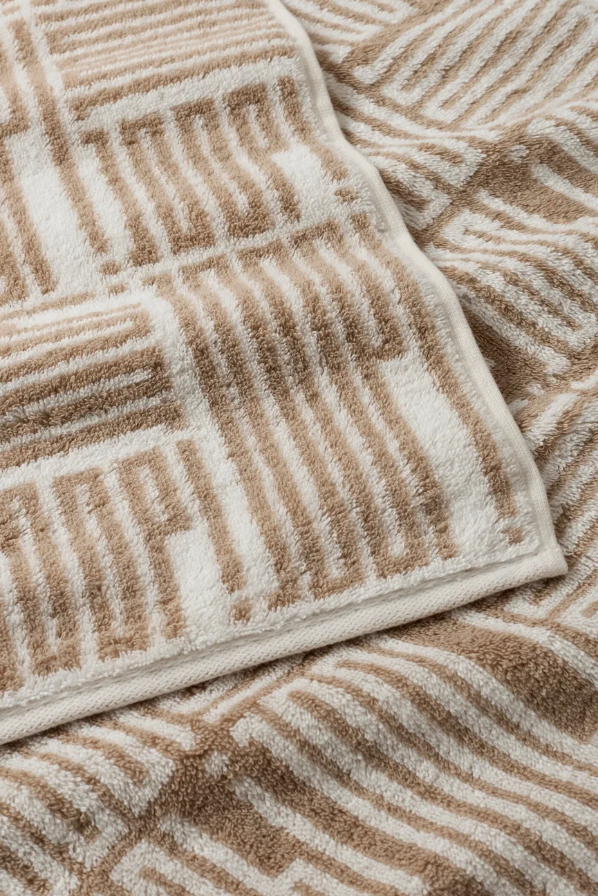 Duschtuch Joop Bars Allover detail