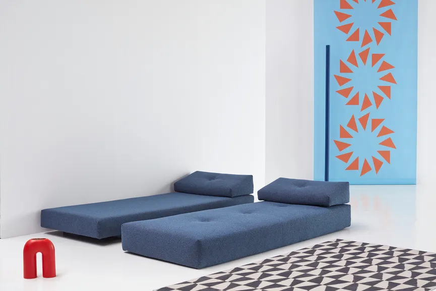 Klappsofa Indu schwarz detail