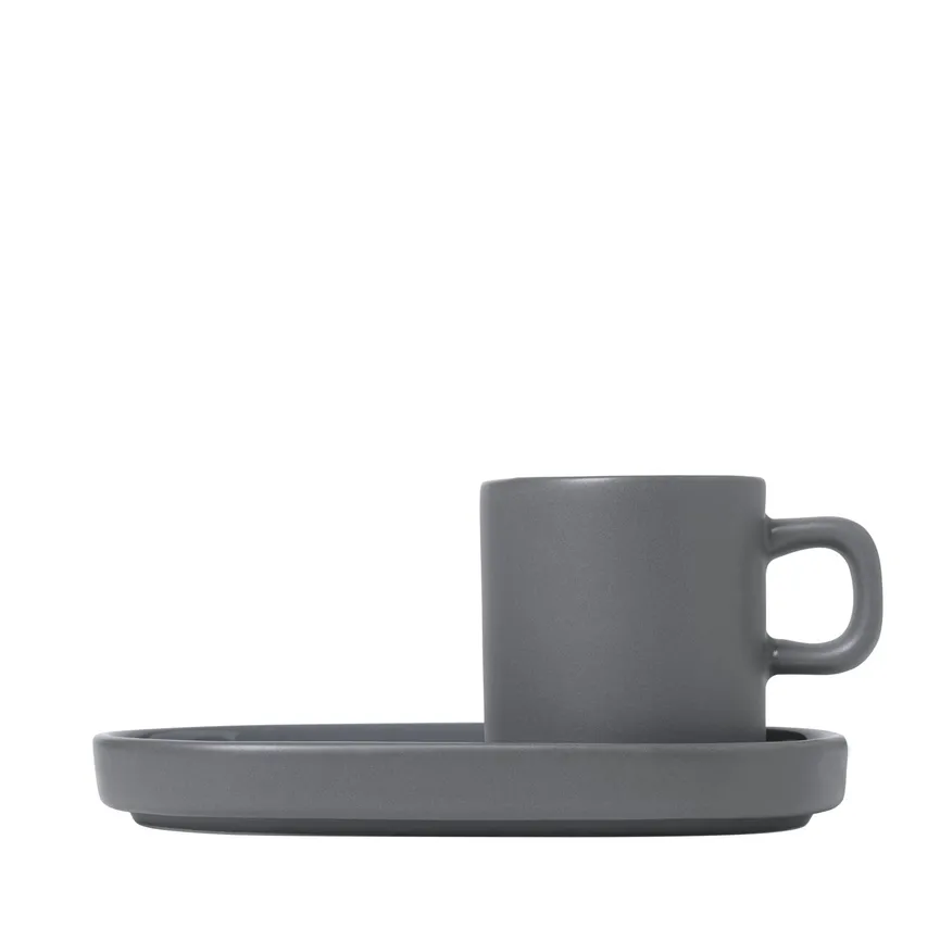 Espressotasse "Pilar" pewter hauptaufnahme